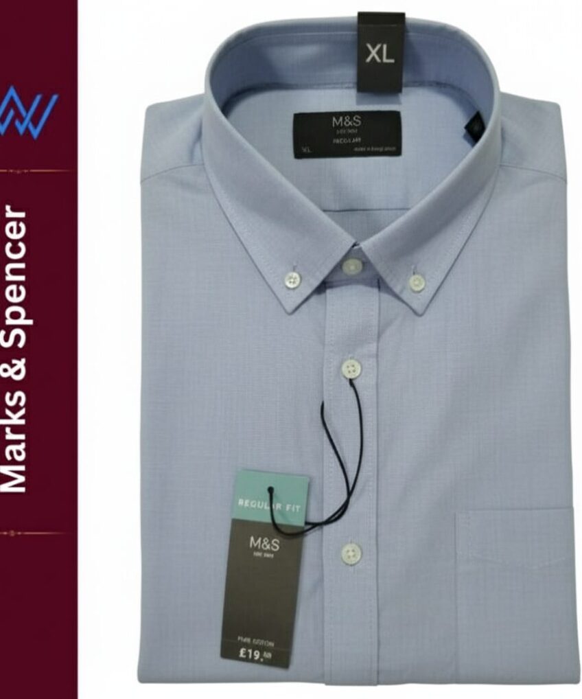 M&S Pure Cotton Regular Fit Shirt