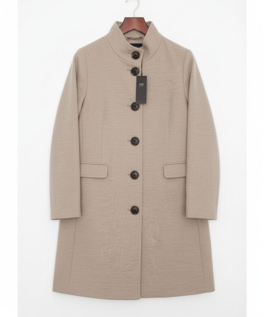 M&S Overshirt Oatmeal Mix Coat