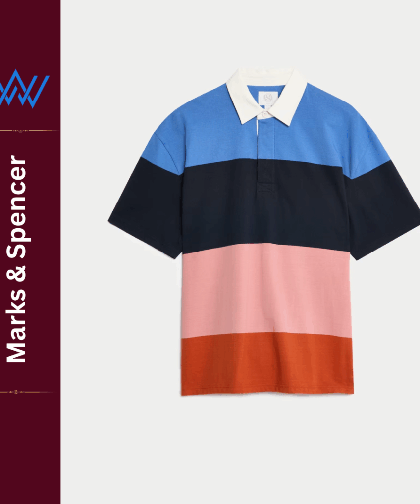 M&S 1884 Half Sleeve Polo T-shirt