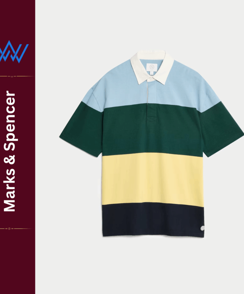 M&S 1884 Half Sleeve Polo T-shirt